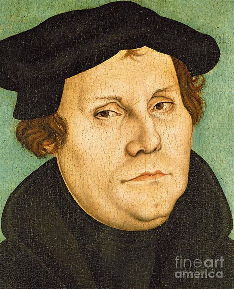 Portret van Maarten Luther door Lucas Cranach