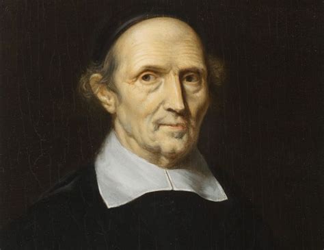 Portret van Gisbertus Voetius, ets uit 1657 van A. Santvoort