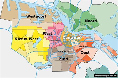 kaart van Amsterdam-West met de locaties van de vechtpartij