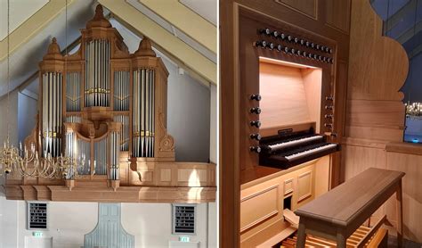 Foto van het nieuwe Van den Heuvel-orgel in de Sionskerk