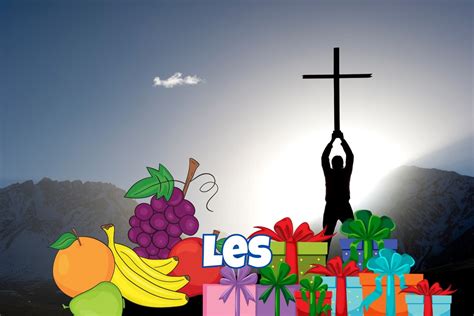 Infographic die de vruchten van de verkiezing visualiseert: geloof, vreze, droefheid, honger en dorst naar gerechtigheid.