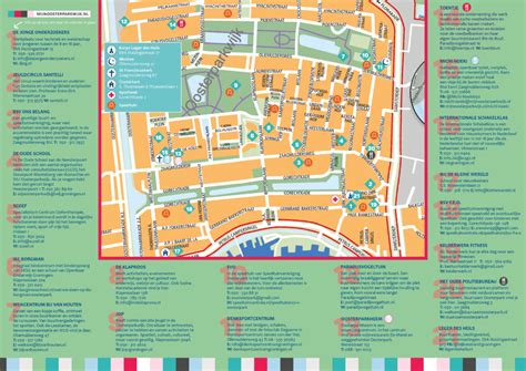 een plattegrond van de wijk Hoog Dalem met de locatie van CBS Het Kleurenlint