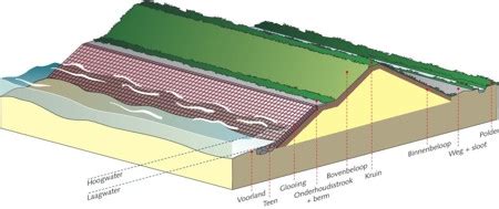 schematische weergave van de dijk- en polderontwikkeling in het Groningerland