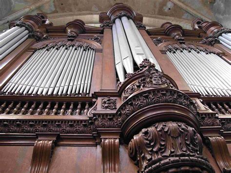 Illustratie van het Steinmann-orgel met details van de orgelkast en pijpwerk.