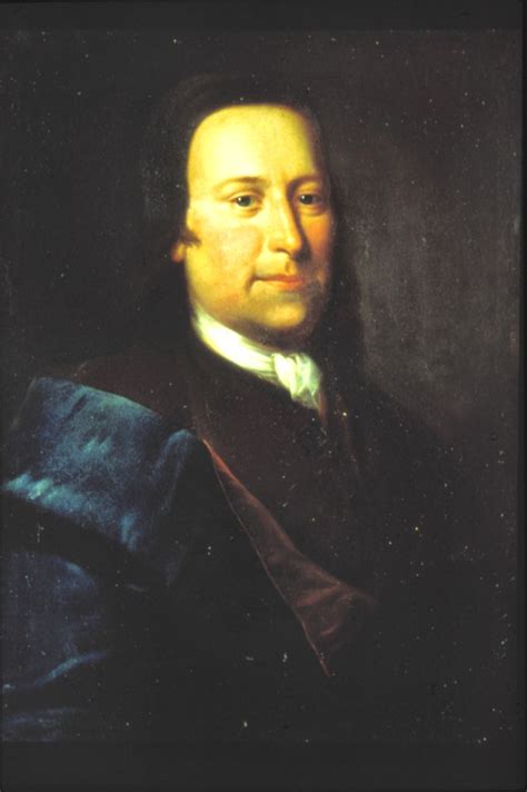 portret van Nikolaus Ludwig Graf von Zinzendorf