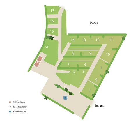 Plattegrond van de kerkgebouwen in Oldebroek