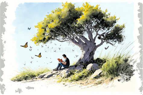 Illustratie van een persoon die in gebed is, met een serene uitdrukking.