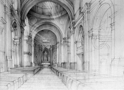 Architectural drawing or historical photo of the original Schellingwoude church
