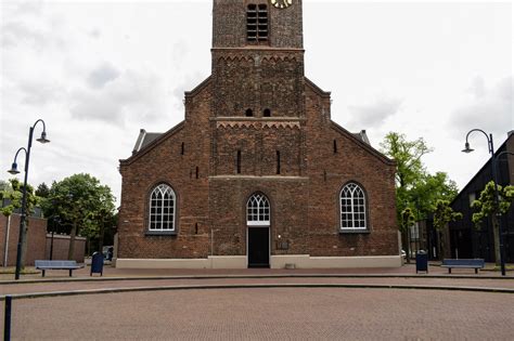 Plattegrond van Bennekom met aanduiding van de Oude Kerk en Ichthus Kerk