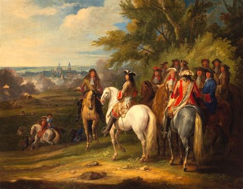 cartouche met een afbeelding van de Franse koning Lodewijk XIV die het Edict van Nantes herroept