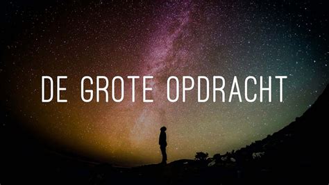Visuele representatie van de 'Grote Opdracht' uit MatteÃ¼s 28:19-20