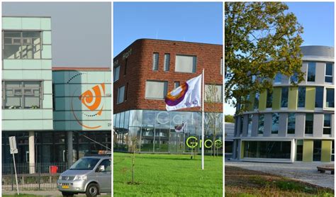 Infographic die de toegepaste duurzaamheidsmaatregelen in het Calvijn Groene Hart gebouw visualiseert.