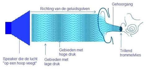 Illustratie van geluidsgolven die overgevoeligheid symboliseren