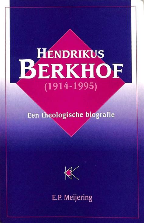 Portret van theoloog Hendrikus Berkhof