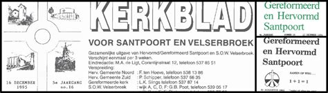 Voorpagina van het kerkblad