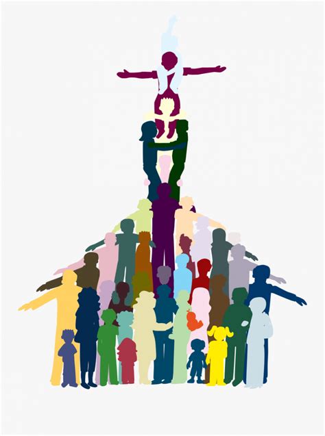 Illustratie van de kerk als gemeenschap en boodschap van hoop