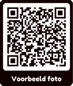 Voorbeeld van een QR-code voor donaties