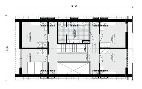 plattegrond van de oorspronkelijke slotkapel van Huis Bergh