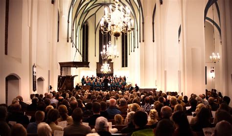 Infographic met de opbrengsten van de Koor- en samenzangavond