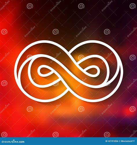 Illustratie van een abstracte weergave van de oneindigheid en almacht van God.