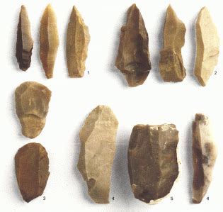 Archeologische vondsten in Oudehorne/Nieuwehorne (vuurstenen werktuigen)