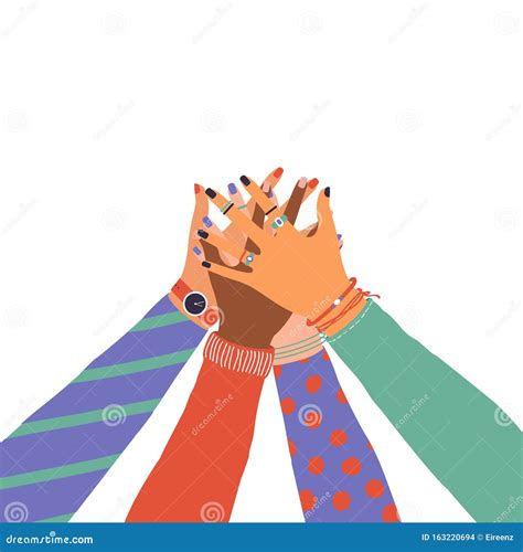 illustratie van tieners die samenkomen, met muzieknoten