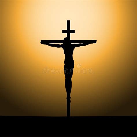 Illustratie van Jezus Christus aan het kruis met de tekst 