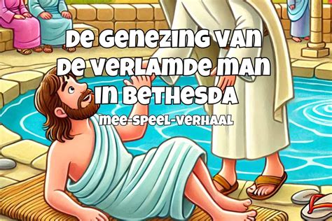 Schema van de genezing van de dove man in Marcus 7