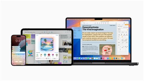 Infographic die de compatibiliteit van de app met verschillende Apple-apparaten (iPhone, iPad, Mac, Apple Vision) weergeeft.