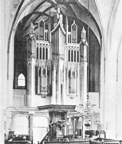 Het orgel in de Oude Kerk Ede.