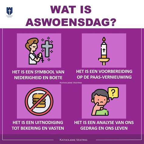 illustratie van het opleggen van as op het voorhoofd tijdens Aswoensdag