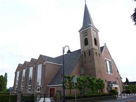 Artistieke impressie van de Dorpskerk te Staphorst