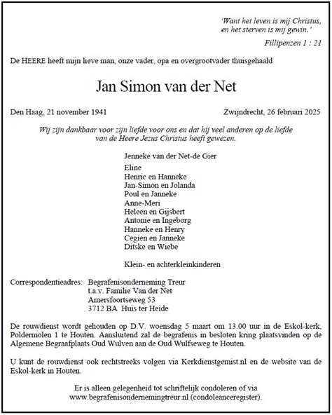 foto van ds. J.S. van der Net