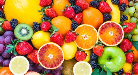 Visueel overzicht van de verschillende soorten fruit die deel uitmaken van de fruitactie