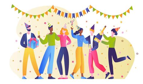 Illustratie van confetti die dwarrelt