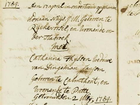 Historische afbeelding van een Nederduits Gereformeerd trouwboek