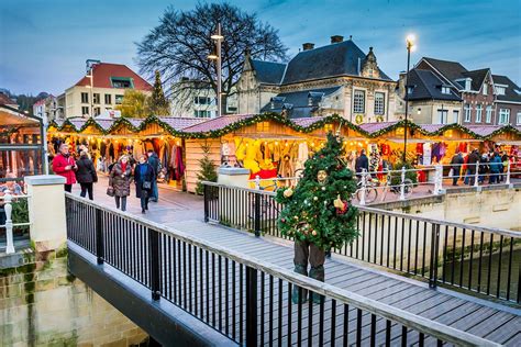 een sfeervolle kerstmarkt in Valkenburg