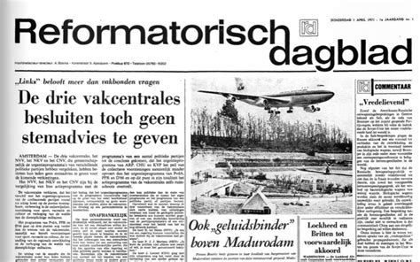 Archiefbeeld van de redactie van het Reformatorisch Dagblad.