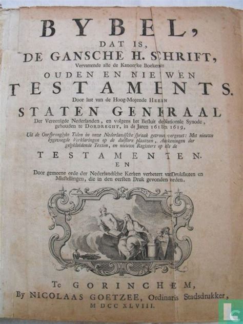 Illustratie van het drukproces van de Statenbijbel in de 17e eeuw.