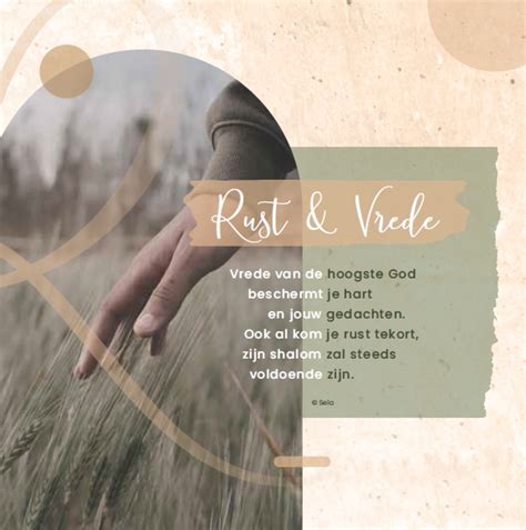 Symbolische afbeelding van rust en vrede