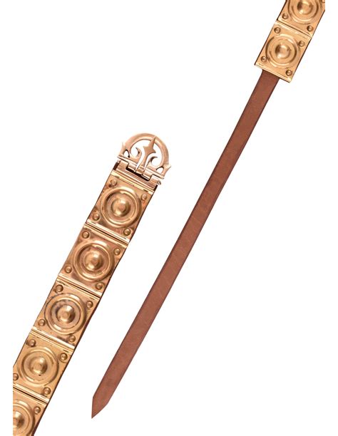 Detail van een Romeinse gordel, met nadruk op de stevigheid