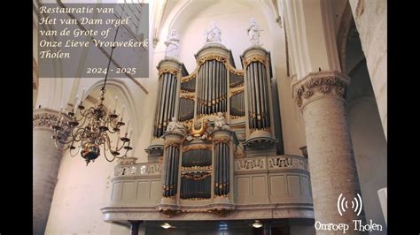 Het Van Dam orgel in de Dorpskerk Zwaag