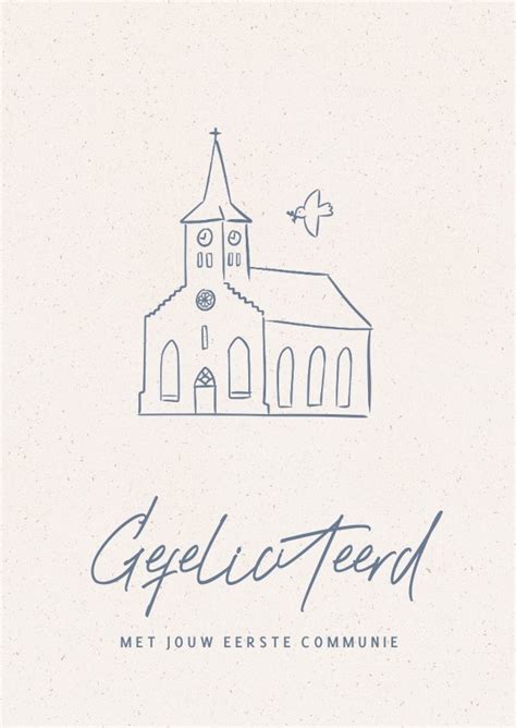 Illustratie van een vroeg kerkje in de veenkoloniën