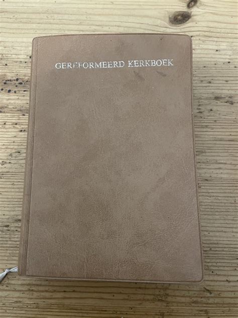 Inhoudsopgave van de Gereformeerd Kerkboek bundel met nummers van de gezangen.