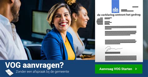 Infographic met de stappen voor het aanvragen van een gratis VOG voor kerkelijke vrijwilligers