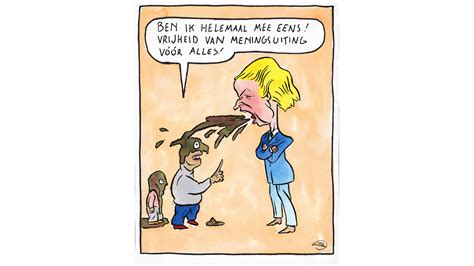 Een politieke spotprent uit de tijd van de Synode, die de strijd tussen de politieke facties illustreert.