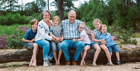 Familiefoto met meerdere generaties