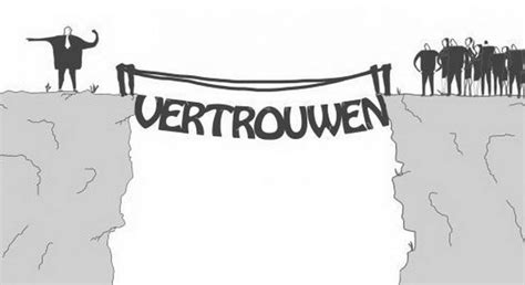 Illustratie van een kind dat vertrouwen toont