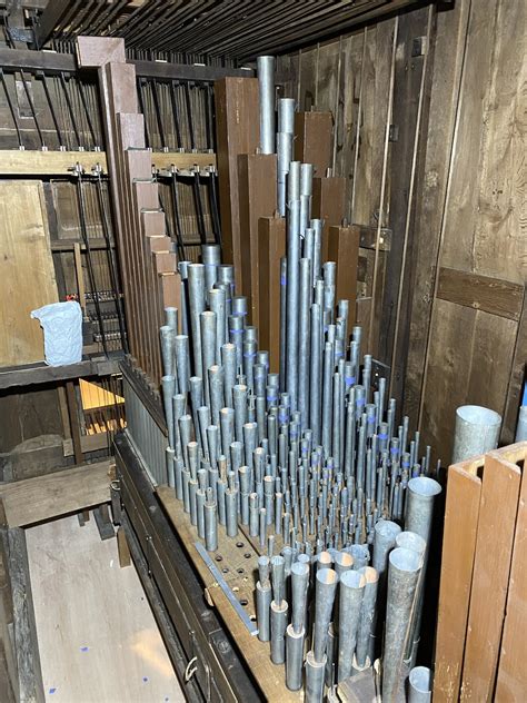 Detailfoto van pijpwerk van het Gradussen-orgel