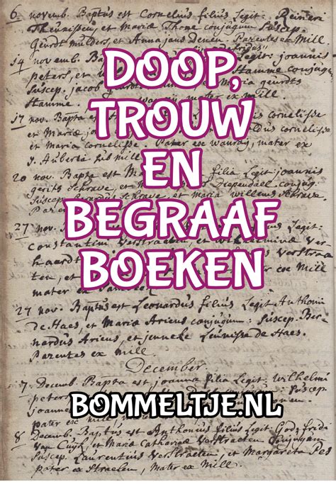 Oude DTB-registers (doop-, trouw-, begraafboeken)